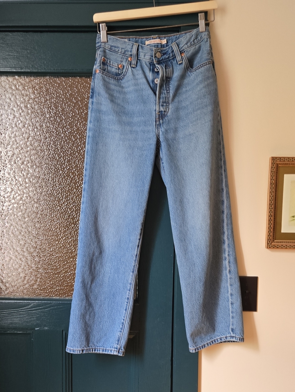 Levis Ribcage Straight Ankle Jeans